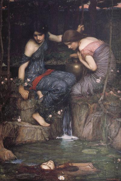John William Waterhouse Nymphs Finding the Head of Orpheus china oil painting image
